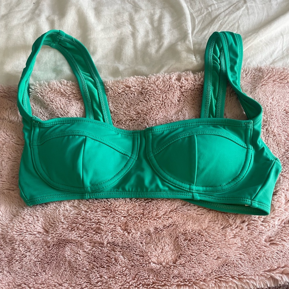 Target swim top green